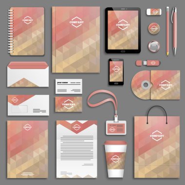 Kurumsal kimlik şablon seti