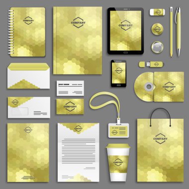 Kurumsal kimlik şablon seti