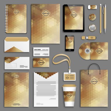 Kurumsal kimlik şablon seti