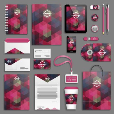 Kurumsal kimlik şablon seti