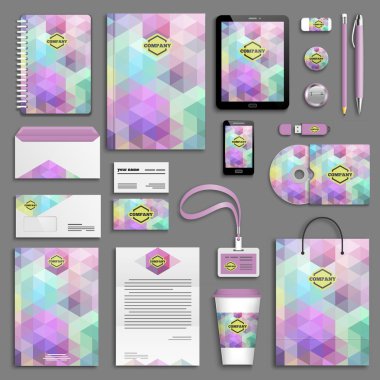 Kurumsal kimlik şablon seti