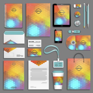 Kurumsal kimlik şablon seti