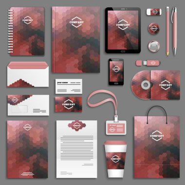 Kurumsal kimlik şablon seti