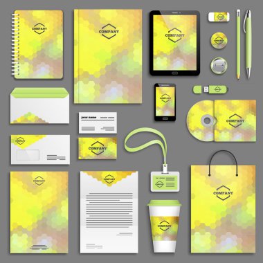 Kurumsal kimlik şablon seti