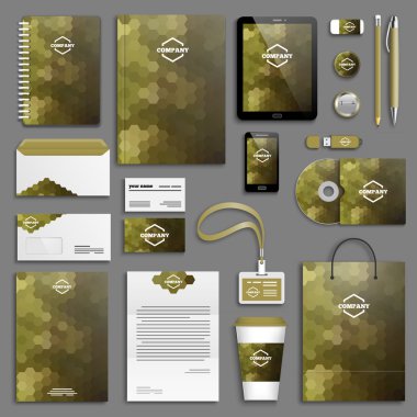 Kurumsal kimlik şablon seti