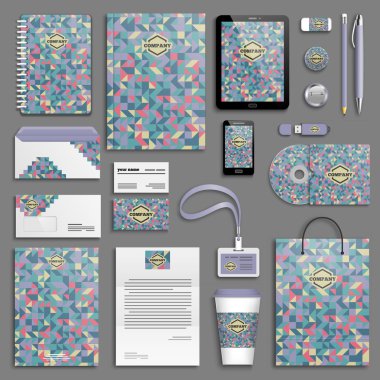 Kurumsal kimlik şablon seti