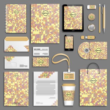 Kurumsal kimlik şablon seti