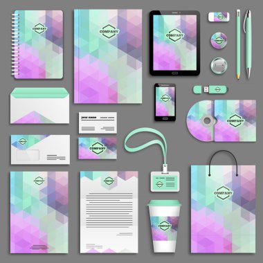 Kurumsal kimlik şablon seti