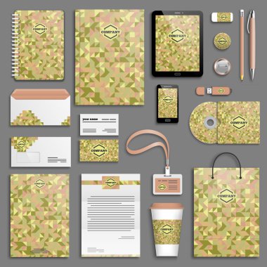 Kurumsal kimlik şablon seti