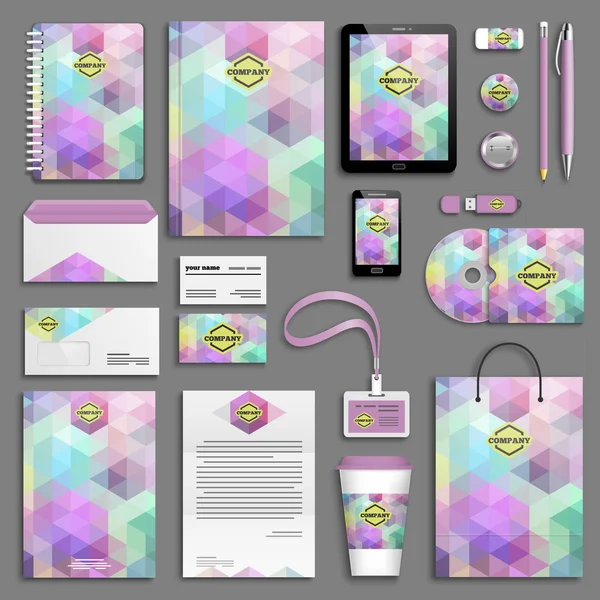 Kurumsal kimlik şablon seti