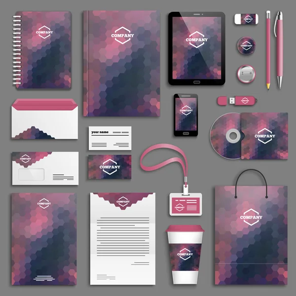 Kurumsal kimlik şablon seti