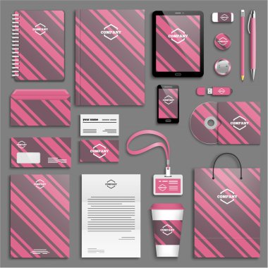 Kurumsal kimlik şablon seti