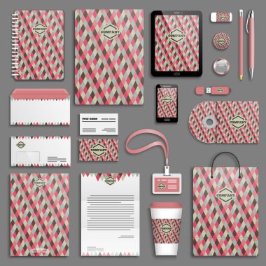 Kurumsal kimlik şablon seti