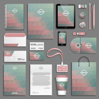 Kurumsal kimlik şablon seti