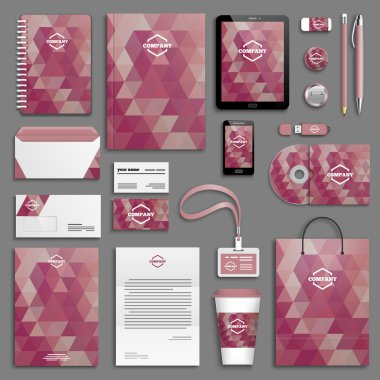 Kurumsal kimlik şablon seti