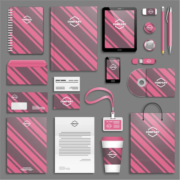 Kurumsal kimlik şablon seti