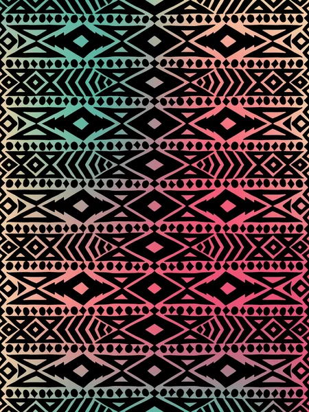 Aztec tribal pattern — Stock Vector