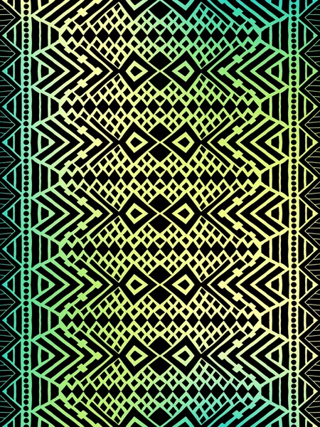 Aztec tribal pattern — Stock Vector