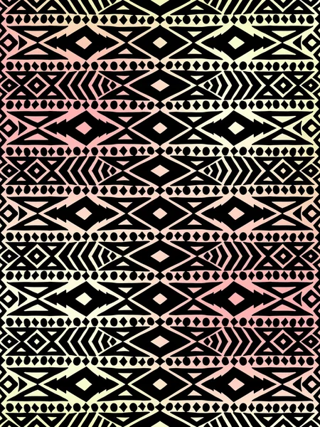 Aztec tribal pattern — Stock Vector