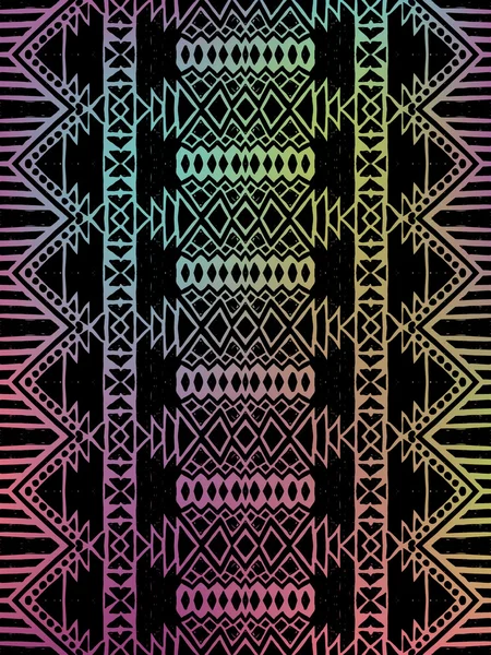 Patrón tribal azteca — Vector de stock