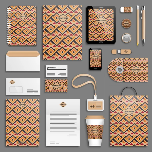 Vorlage: Corporate Identity — Stockvektor