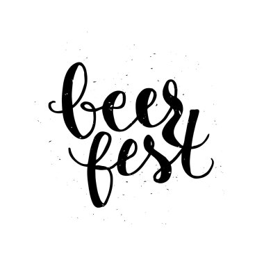 Bira Festivali. Oktoberfest bira etiket.