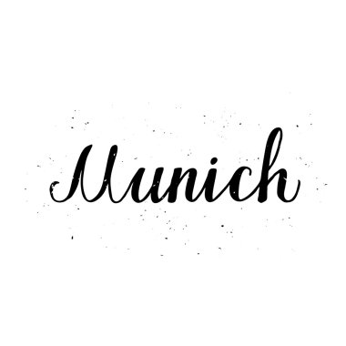 Münih bira etiket.