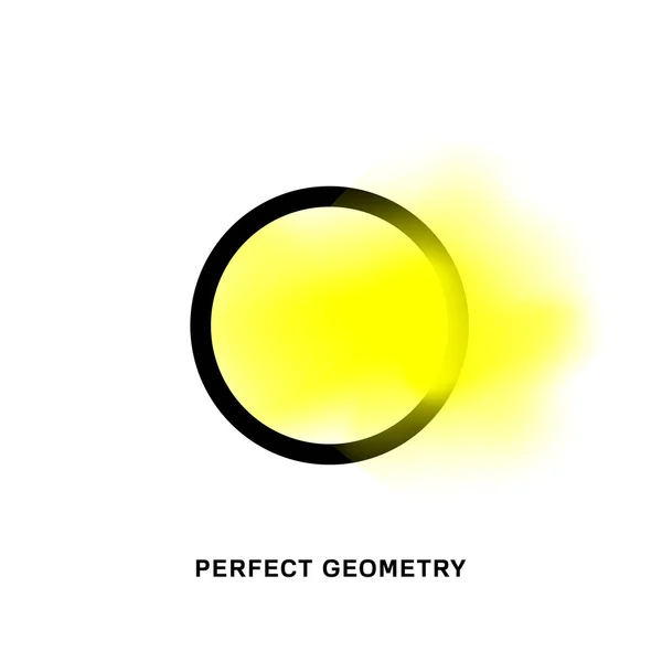 "Geometría perfecta ". Cartel de moda — Archivo Imágenes Vectoriales