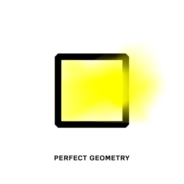 "完璧な幾何学」。トレンディなポスター — ストックベクタ