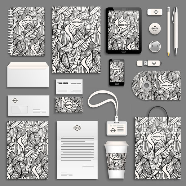 corporate identity template set.