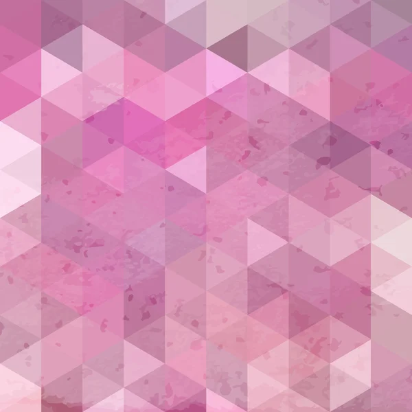 Fond rétro géométrique rose — Image vectorielle