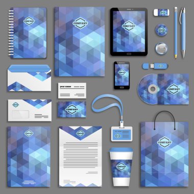 Kurumsal kimlik şablon seti