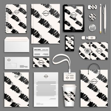 Kurumsal kimlik şablon seti