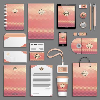 Kurumsal kimlik şablon seti