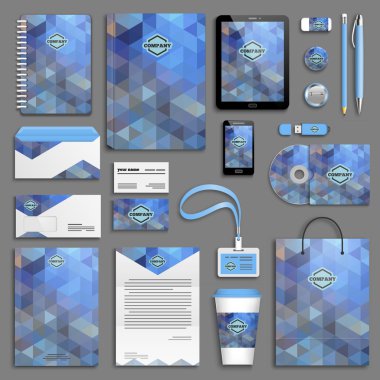 Kurumsal kimlik şablon seti