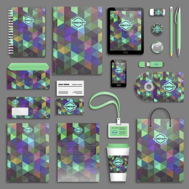 Kurumsal kimlik şablon seti