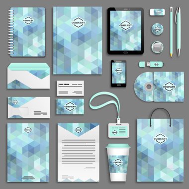 Kurumsal kimlik şablon seti