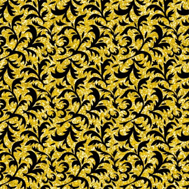 Gold glitter Geometric texture