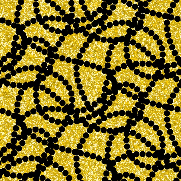 Gold glitter Geometric texture — Stockový vektor