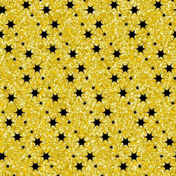 Gold glitter Geometric texture — ストックベクタ