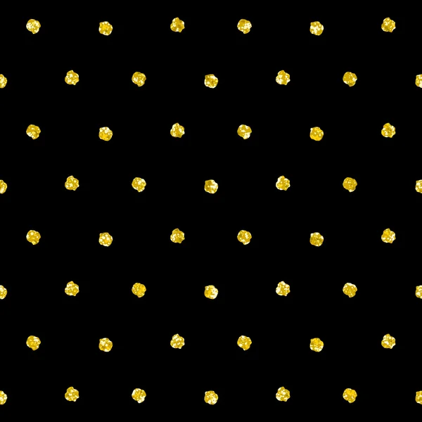 Gold glitter dots Geometric texture — 图库矢量图片