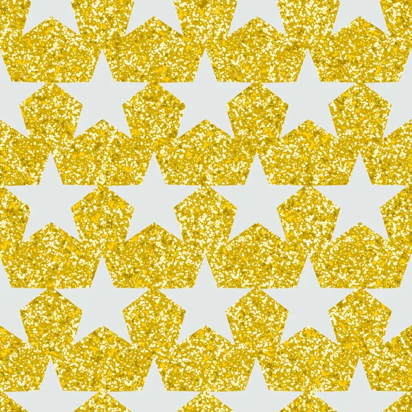 Background with stars and gold glitter — Stockvector