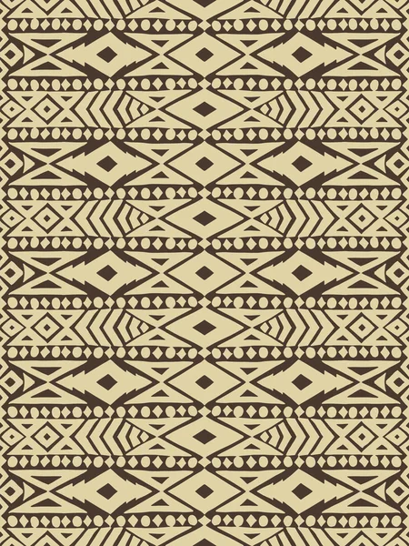 Aztec tribal seamless pattern — Stock Vector