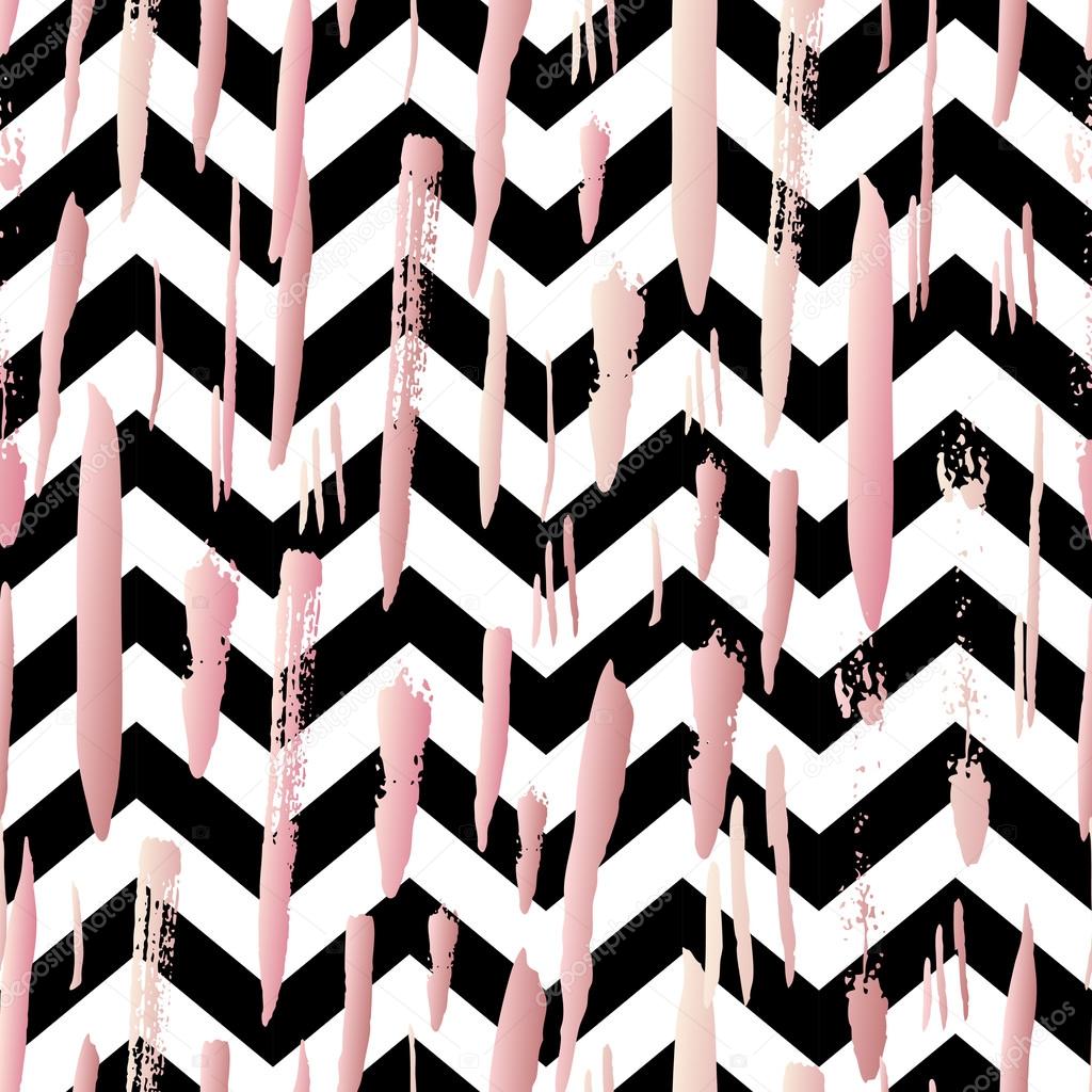 pics Black White And Rose Gold Background https depositphotos com 95631554 stock illustration striped background with rose brush html