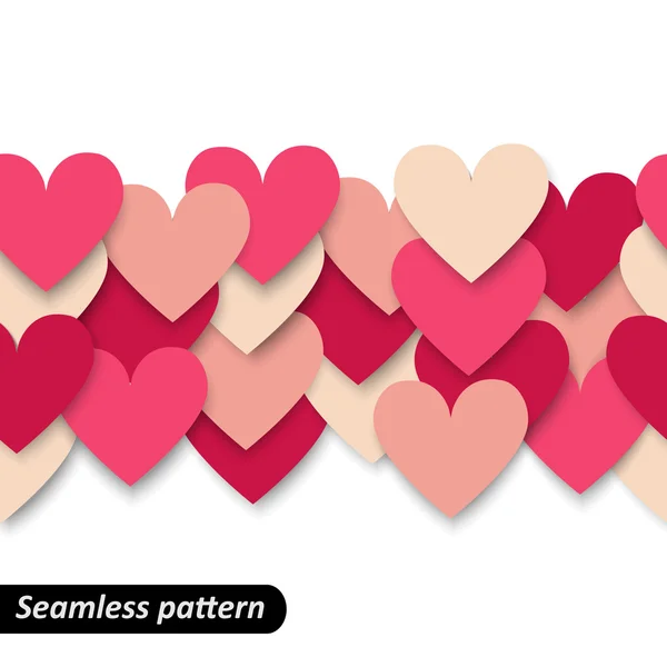 Modèle de coeur coloré — Image vectorielle