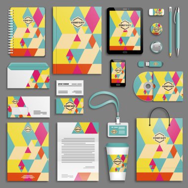 Kurumsal kimlik şablon seti