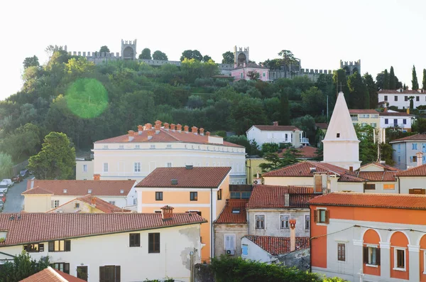 Szenische Ansicht Der Roten Dächer Des Historischen Zentrums Der Altstadt — Stockfoto