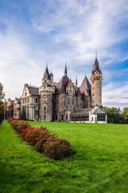 Castle Moszna, Polonya.