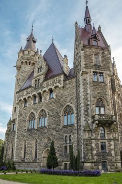 Castle Moszna, Polonya.