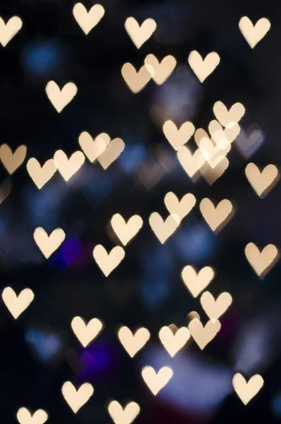 Valentine background - heart bokeh — Stock Photo, Image